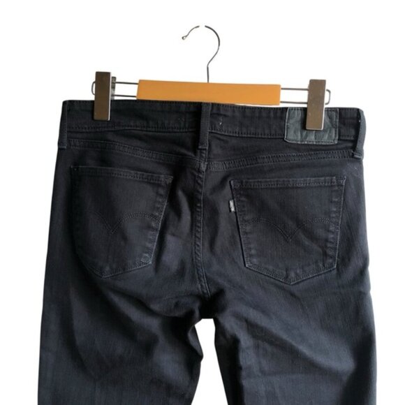 Levi’s 711 Skinny Black Wash Skinny Jeans Size 28 - Picture 8 of 13